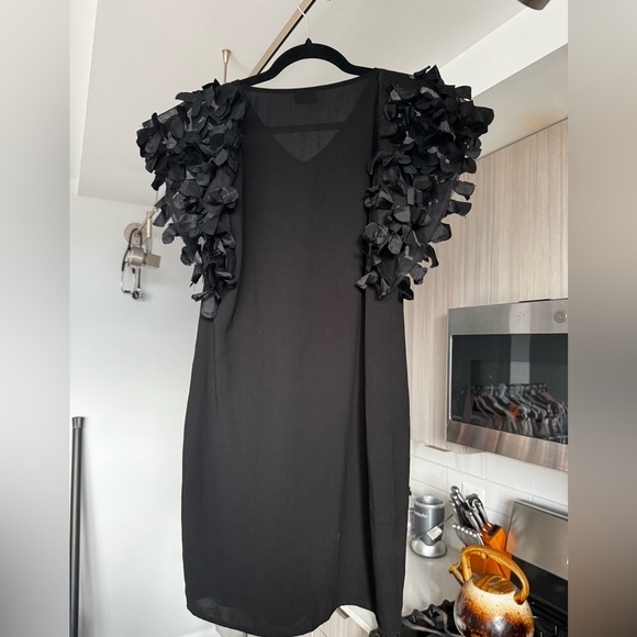 G Dolce & Gabbana Solid Black Silk Dress Luxury Italian Size 2 - Picture 11 of 11